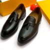 Louis Vuitton Men Shoe-Black