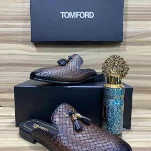 Tomford Men Quality Half Shoe-Brown