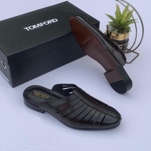 Tomford Men Quality Half Shoe-Black