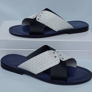 Italian Men Quality Slippers - White