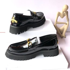 Gucci Italian Men Quality Shoe - Black