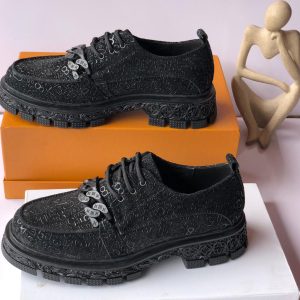 Louis Vuitton Italian Men Quality Shoe - Black