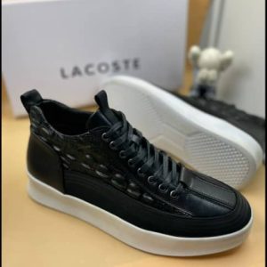 Lacoste Italian Men Quality  Shoe -  Black